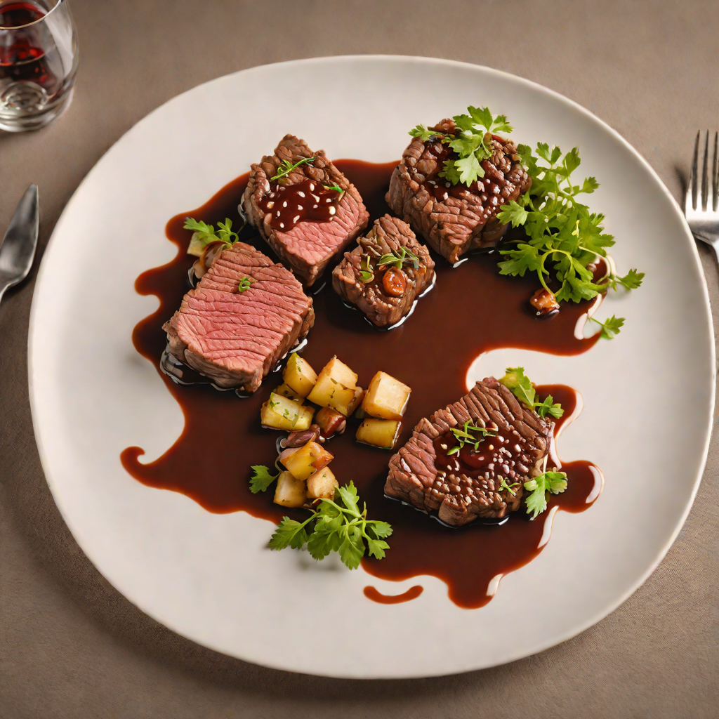 Braised Demon-Style Beef with Spiced Red Wine Reduction