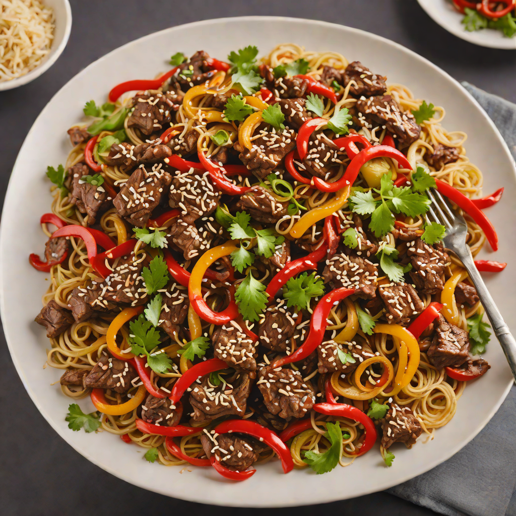Spicy Demon-Inspired Beef Stir Fry with Garlic and Chili