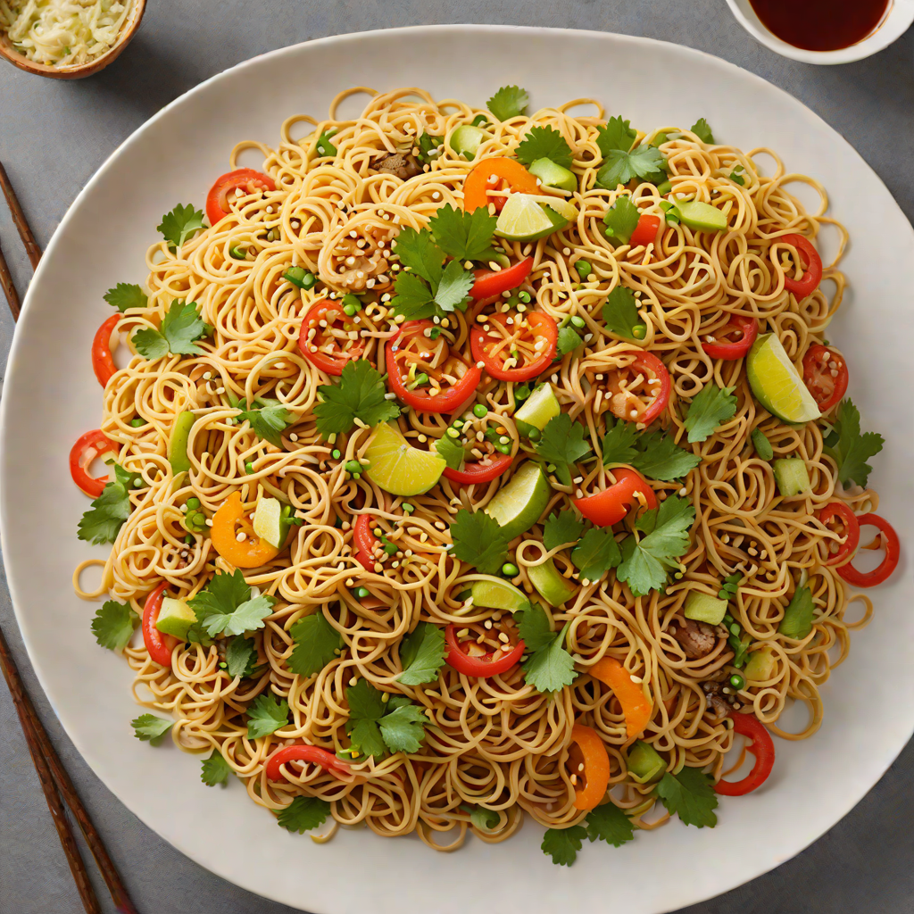 Spicy Citrus Miso Stir-Fried Noodles