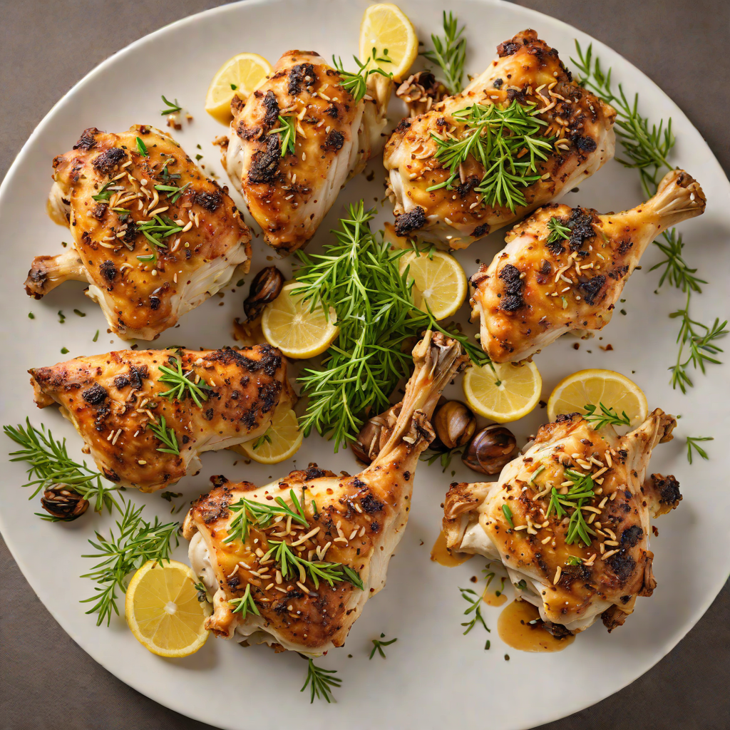 Snowflake Herb-Crusted Roasted Chicken Thighs