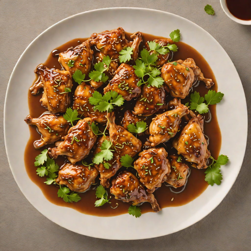 Sautéed Chicken Adobo with Tangy Vinegar Sauce