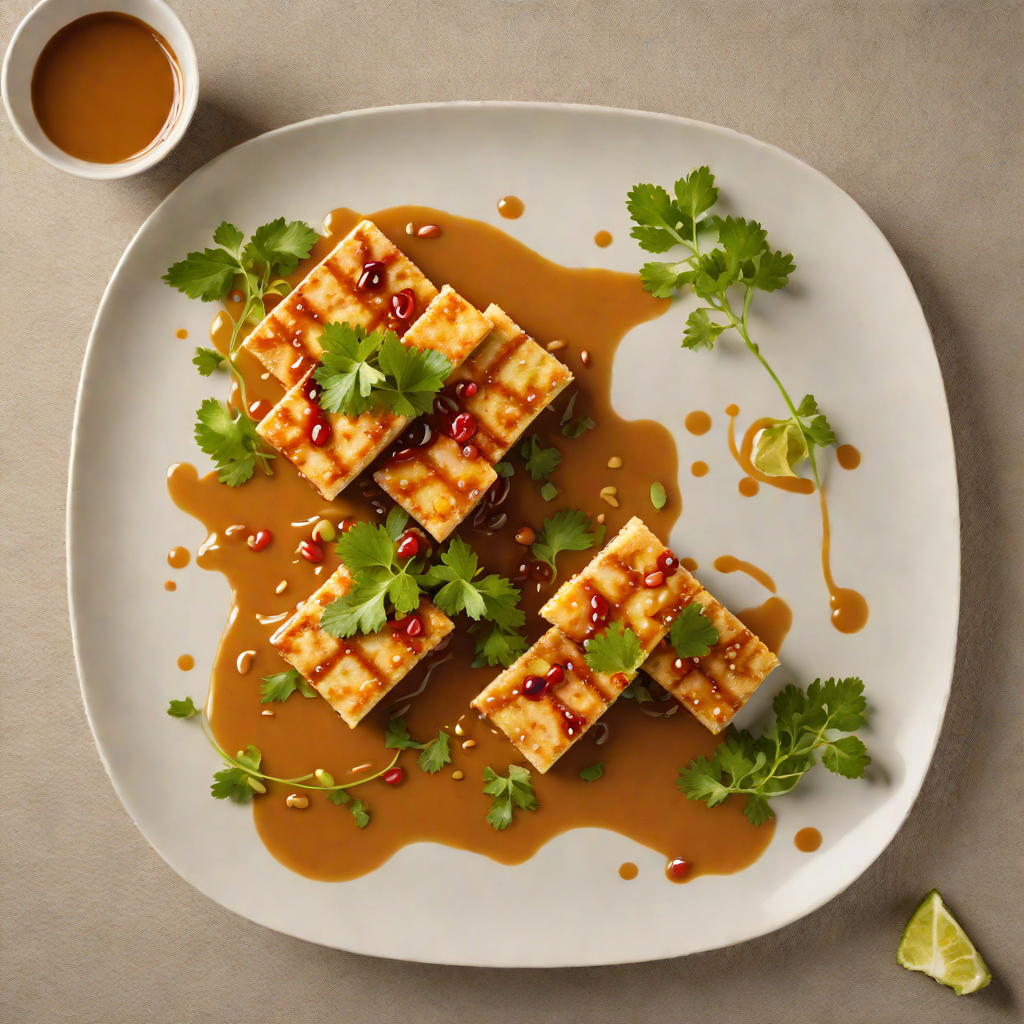Pan-Seared Tofu with Spicy Miso-Citrus Sauce