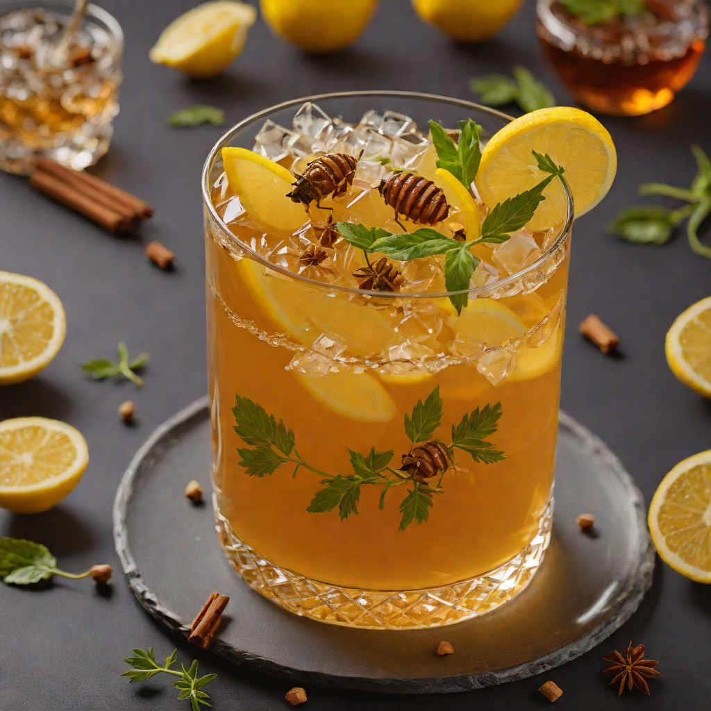 Spiced Honey-Lemon Herbal Tea for Cold Relief