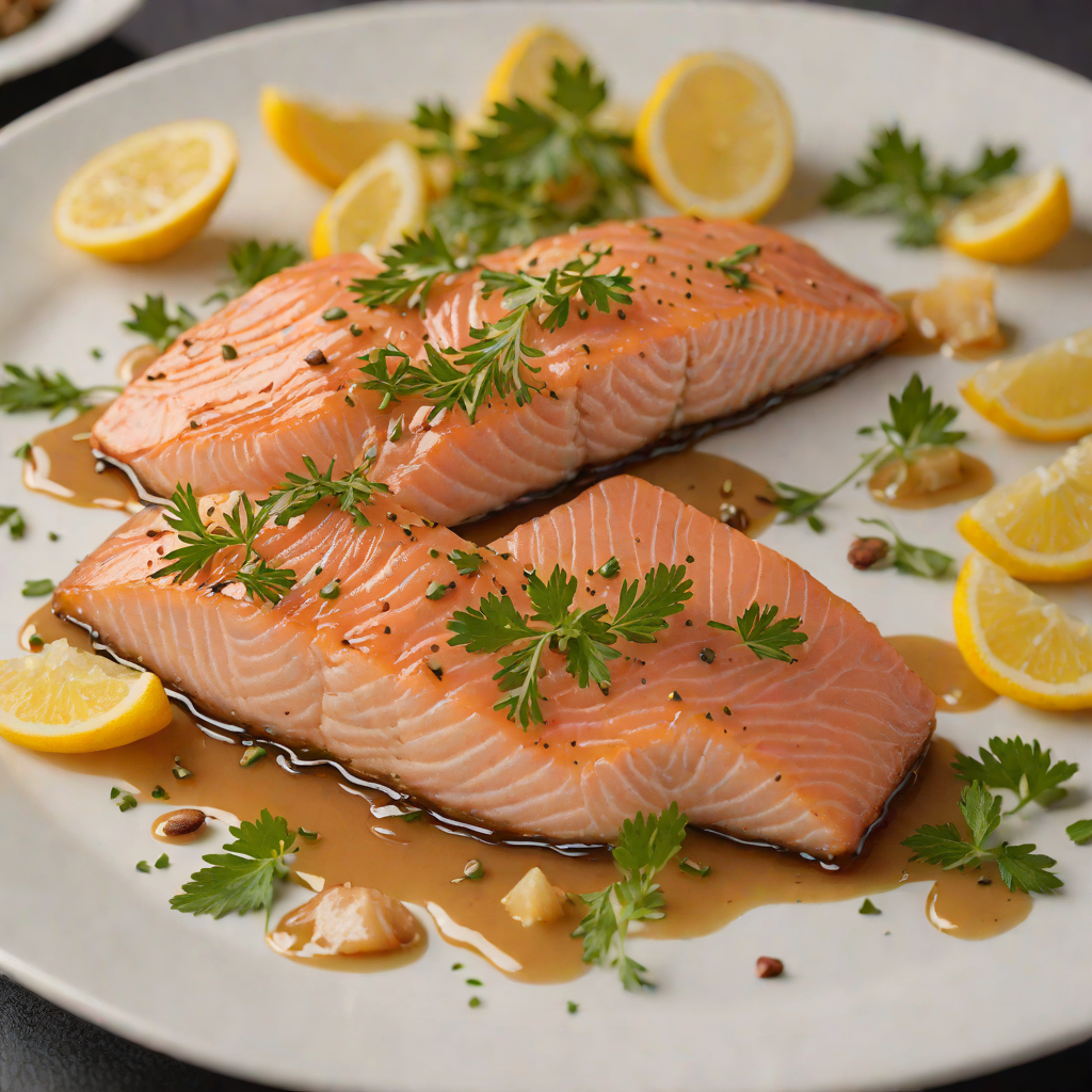 Hickory Smoked Salmon with Maple Glaze