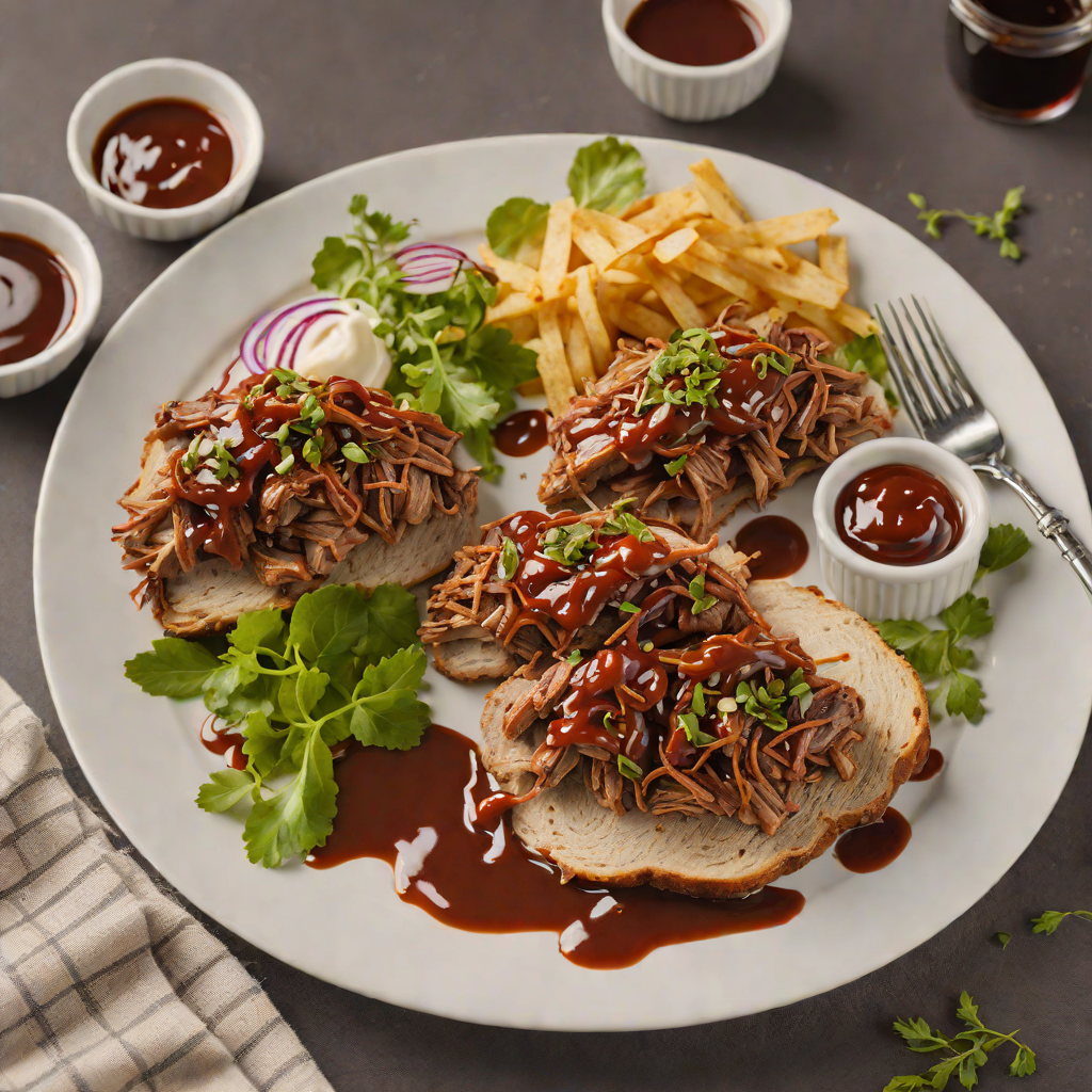 Mesquite Smoked Pulled Pork Shoulder with Tangy BBQ Sauce