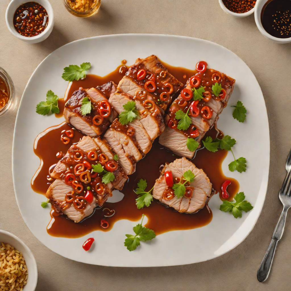 Pan-Seared Pork with Spicy Demon Pepper Glaze