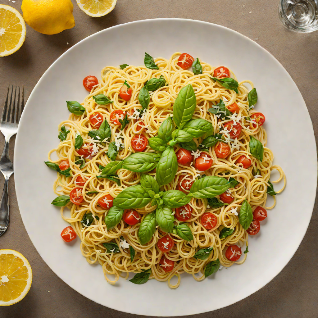 Interactive Web-Themed Lemon Basil Pasta