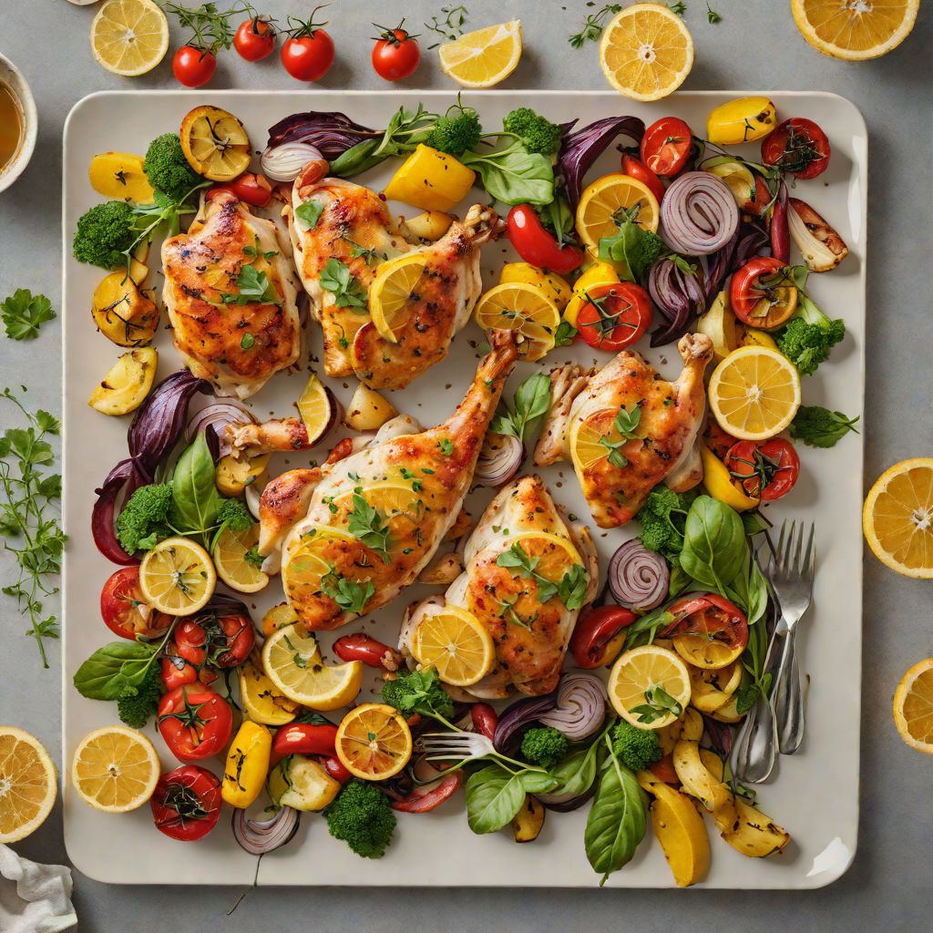 Citrus-Spiced Chicken Sheet Pan Dinner with Roasted Vegetables