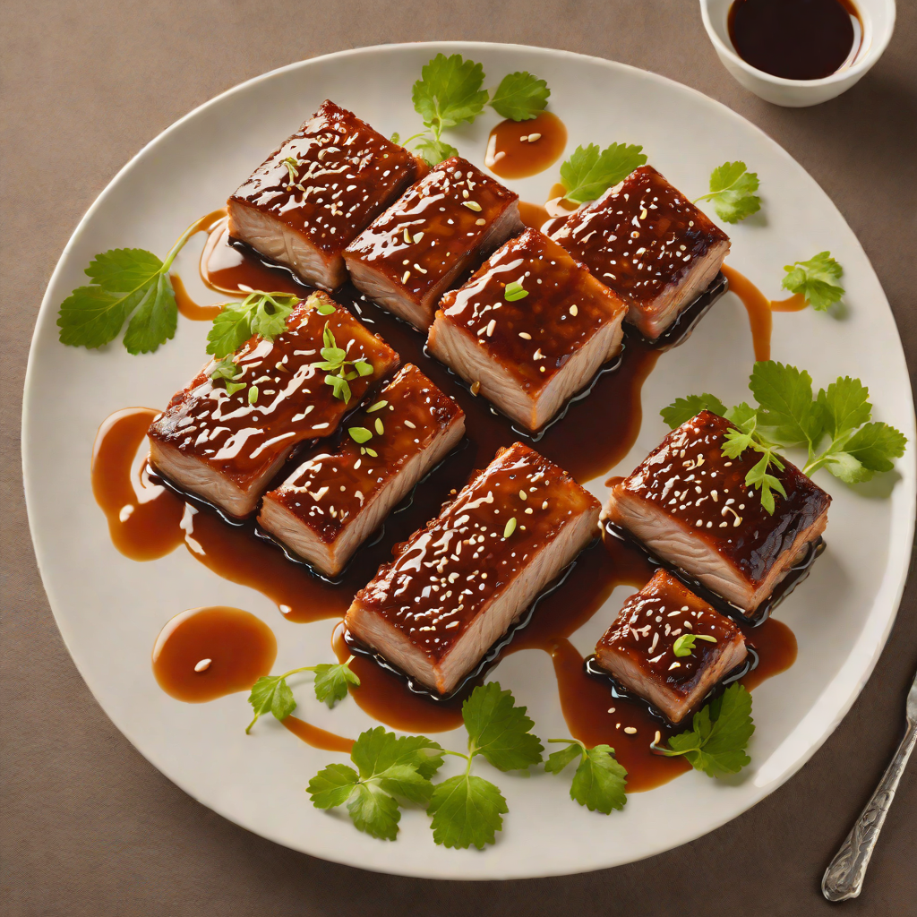 Soy-Braised Pork Belly with Sweet Mirin Glaze