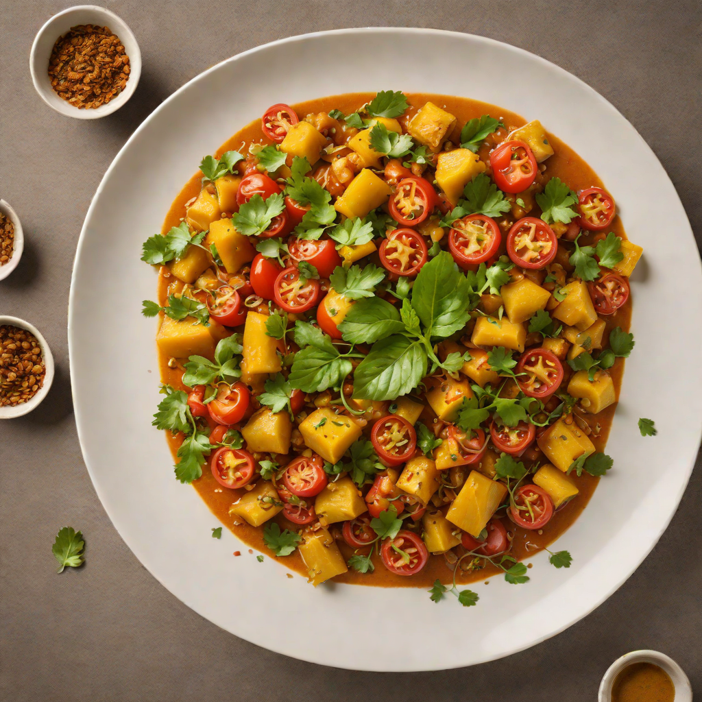 Slow-Roasted Bitter Melon and Tomato Curry