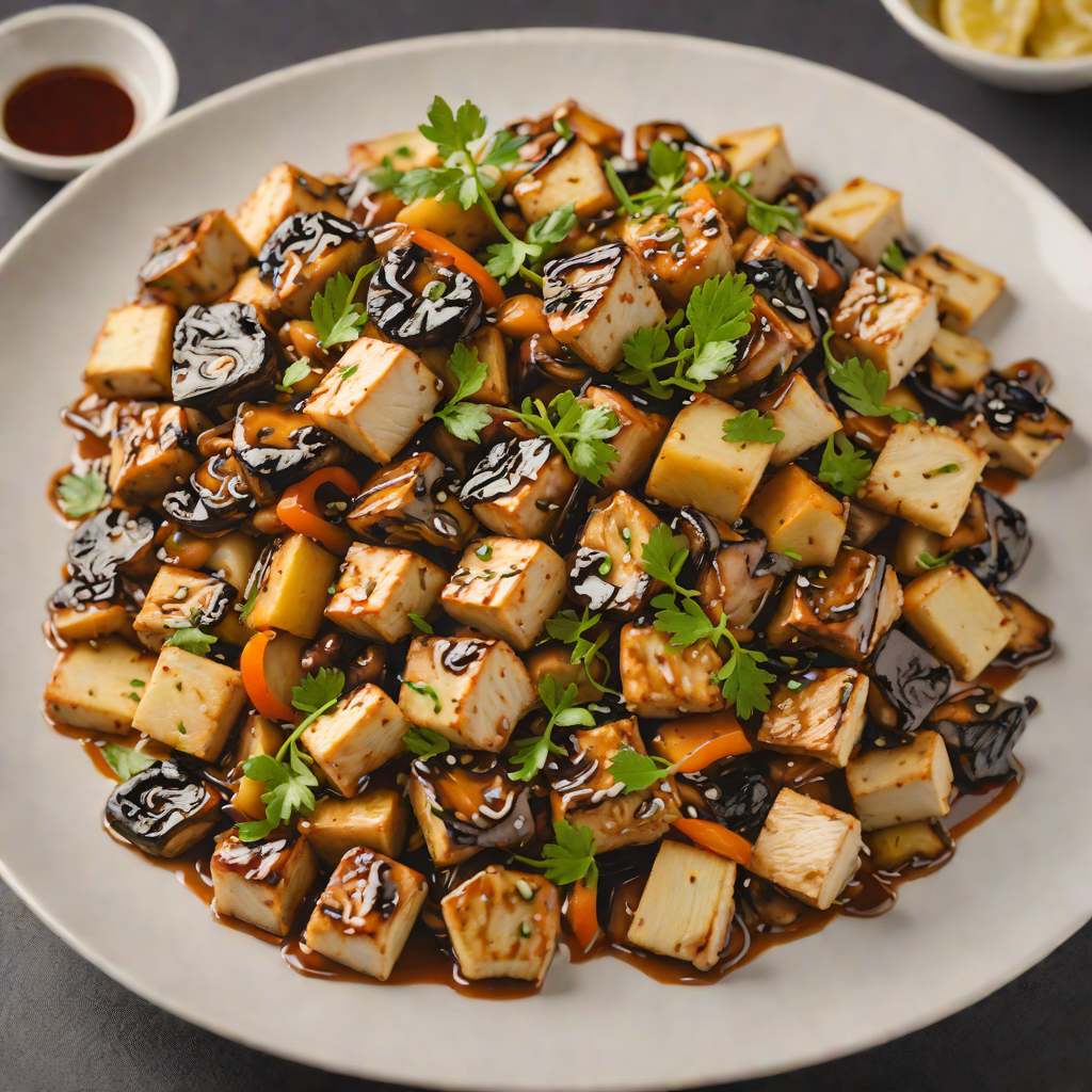 Sautéed Mushroom and Tofu Stir-Fry with Citrus Soy Glaze