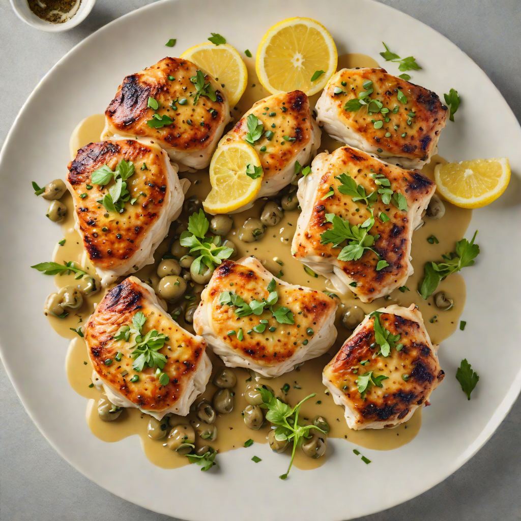 Pan-Seared Chicken Thighs with Tangy Lemon-Caper Sauce