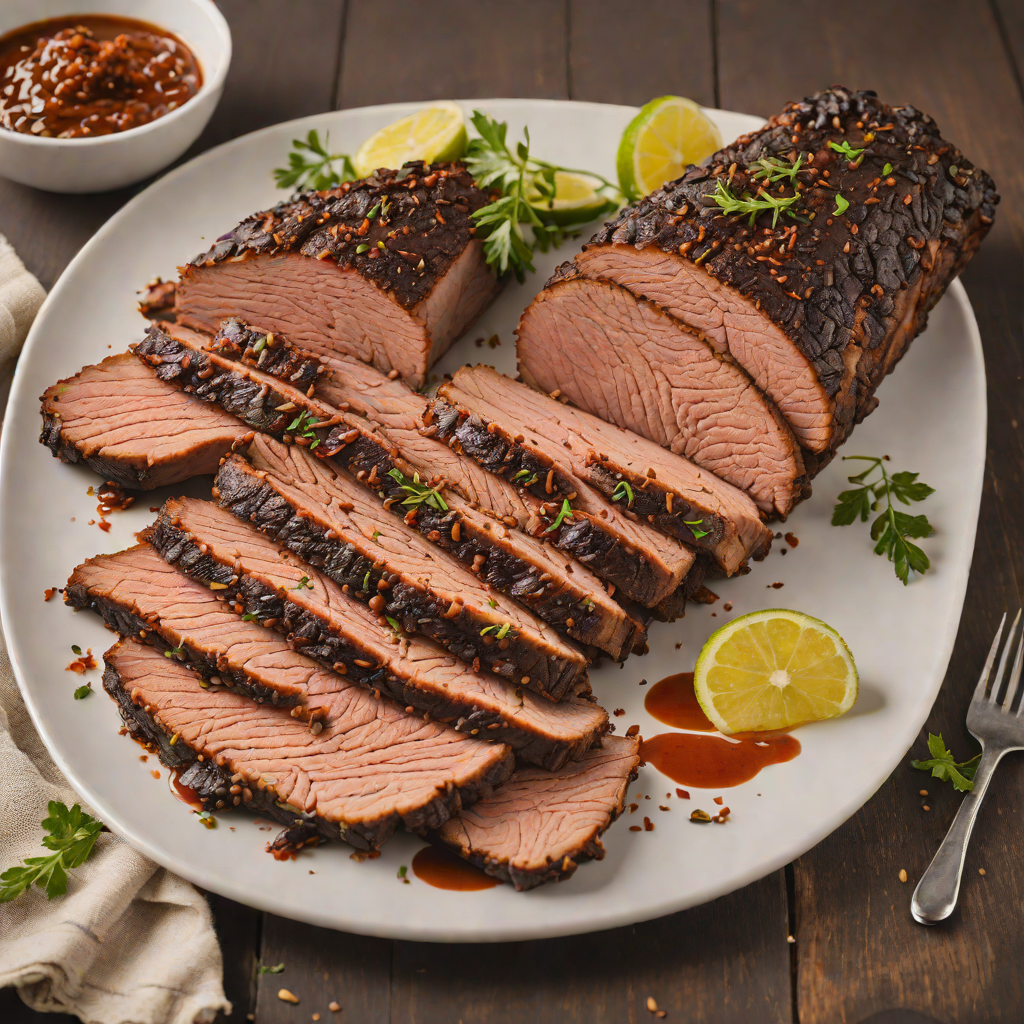 Slow-Smoked Texas-Style Brisket with Dry Rub
