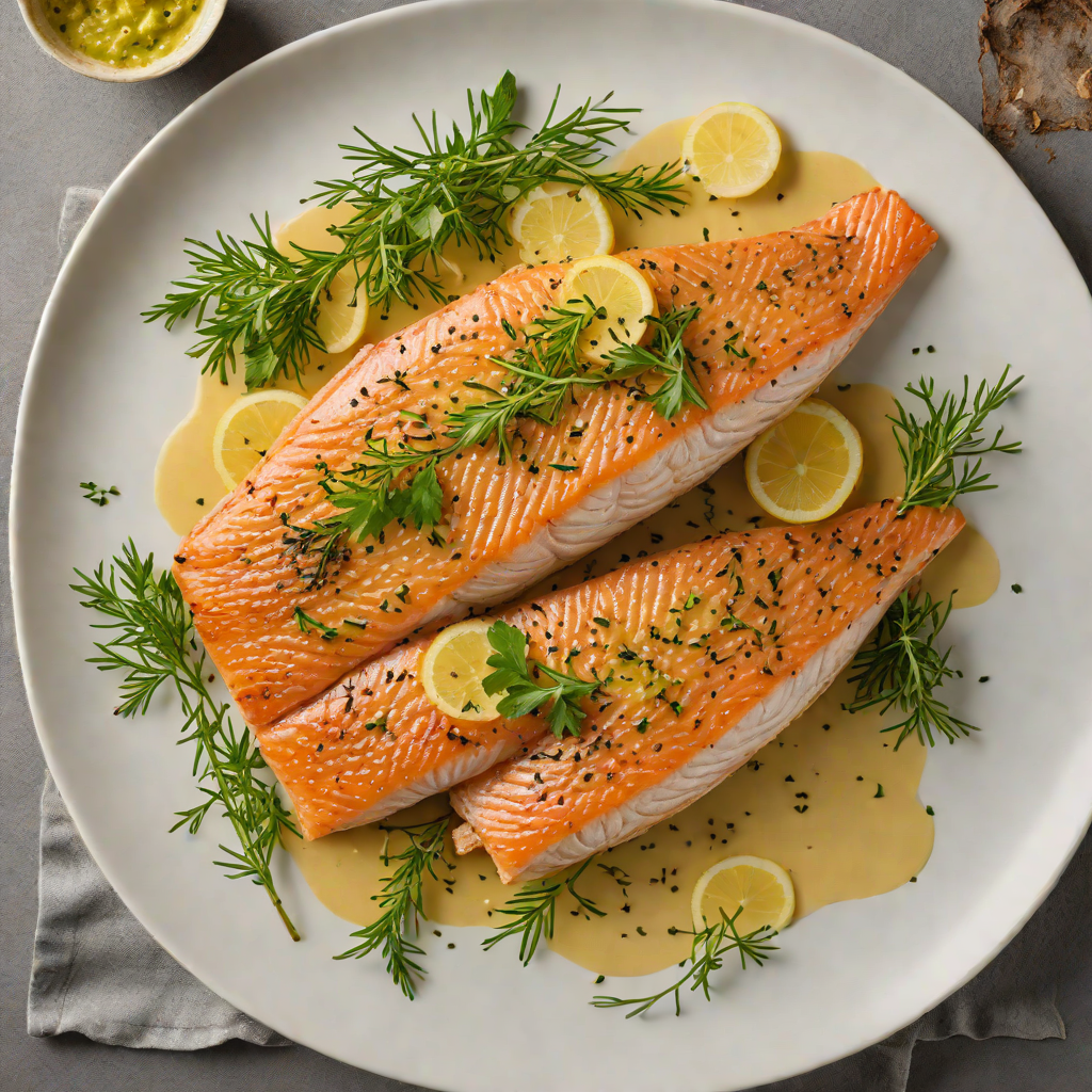 Pan-Seared Arctic Char with Northwood Herb Butter
