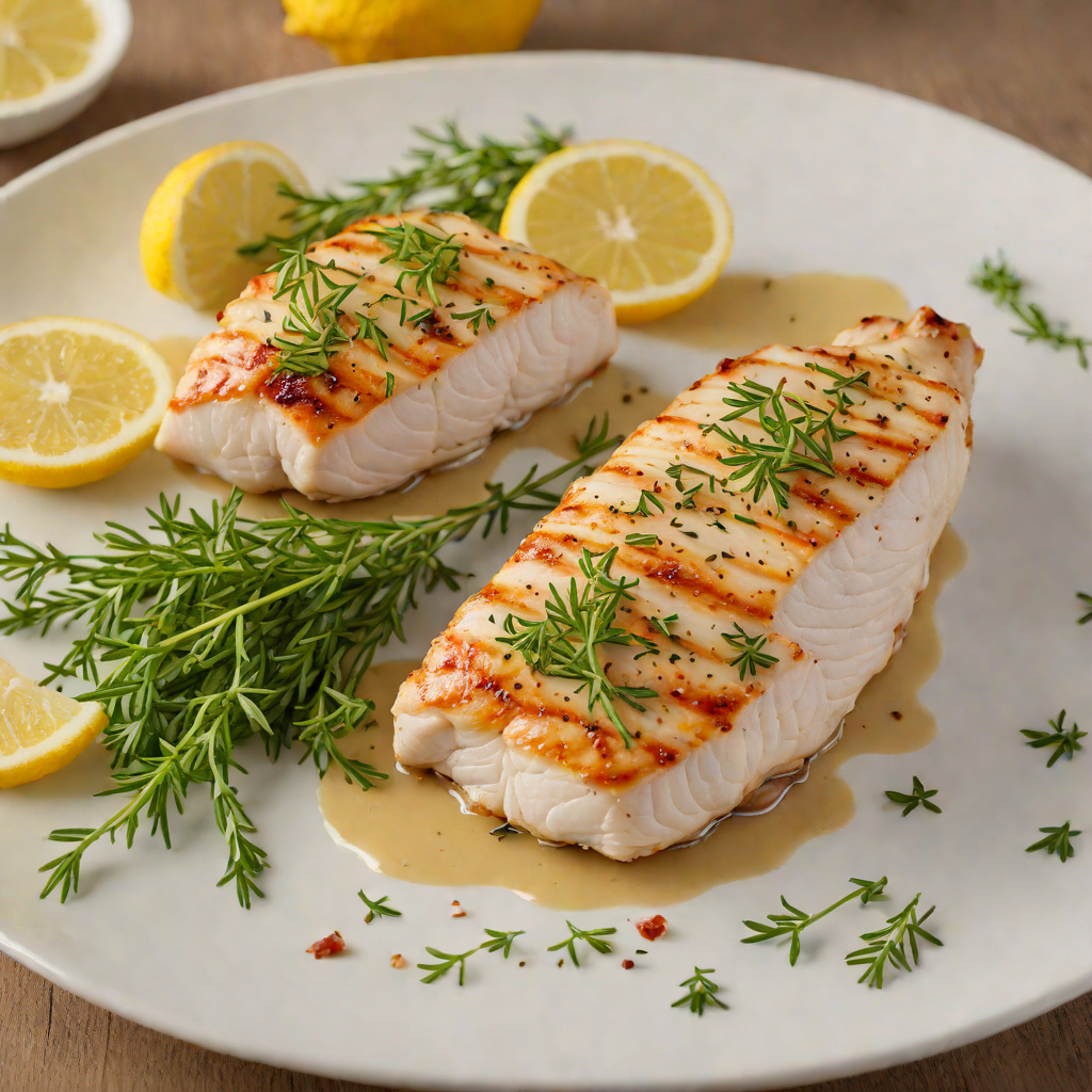 Pan-Seared Chicken Breast Imbibed with Lemon and Thyme