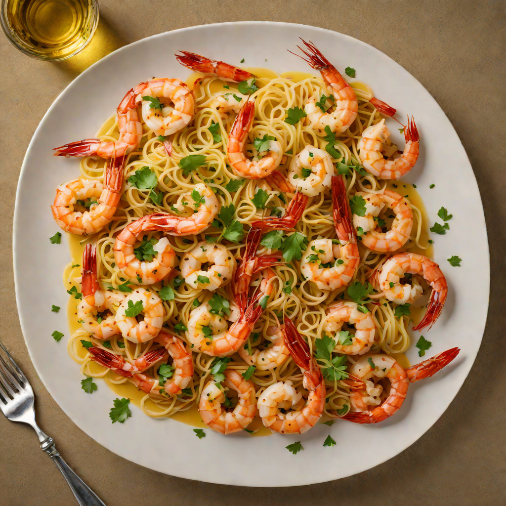 Sautéed Portuguese Shrimp with Garlic and White Wine