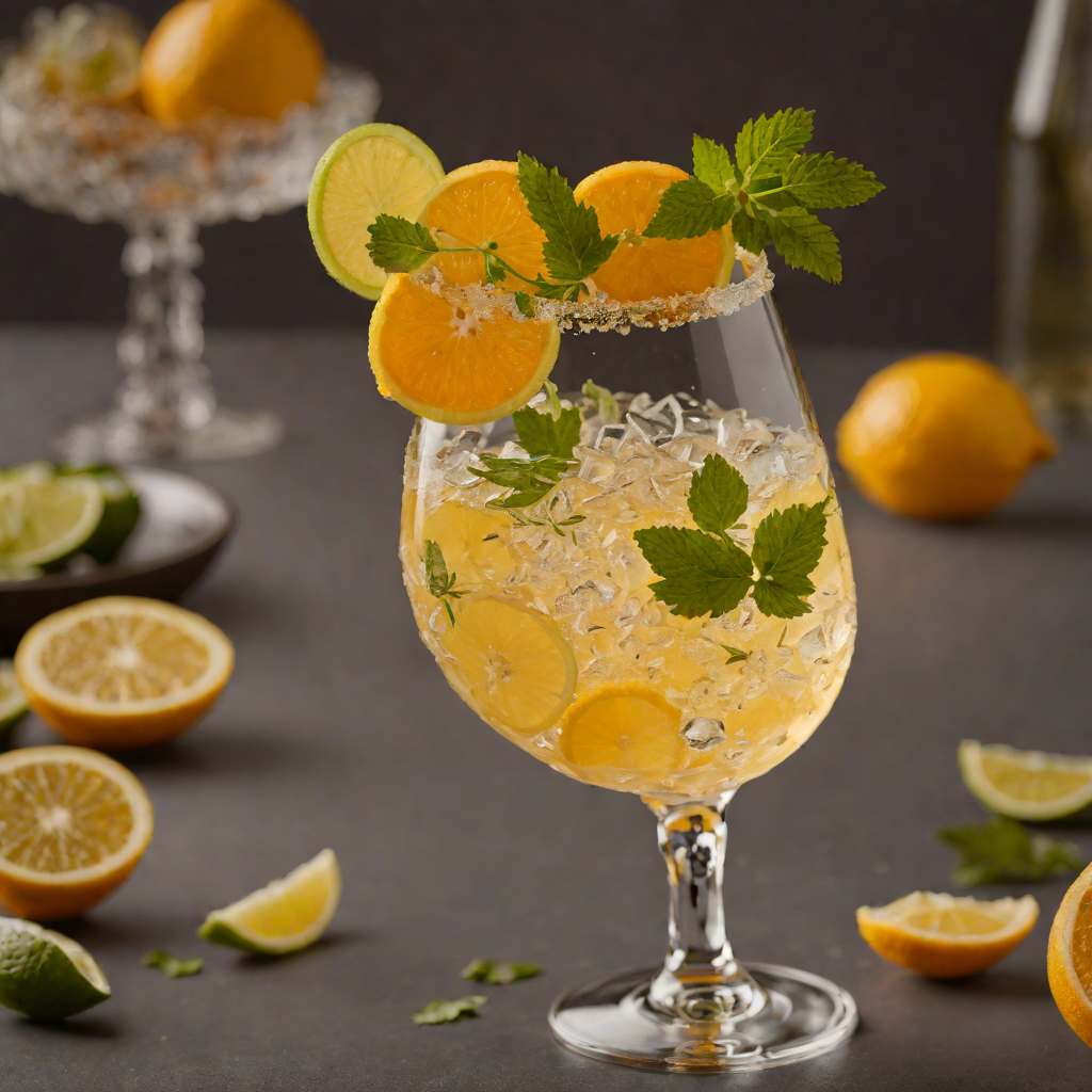 Braga Citrus Spritz with Herbaceous Twist