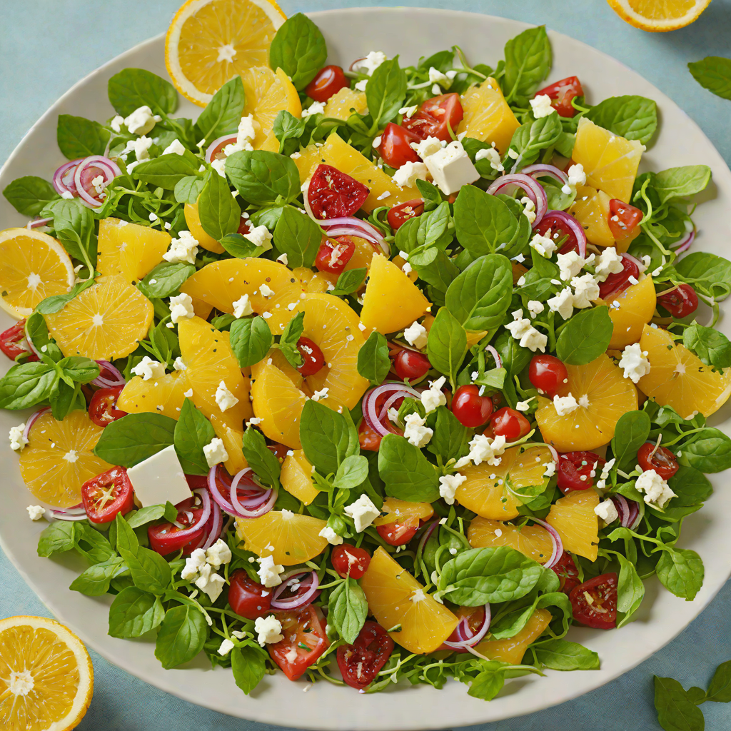 Northern Breeze Citrus and Mint Salad with Feta