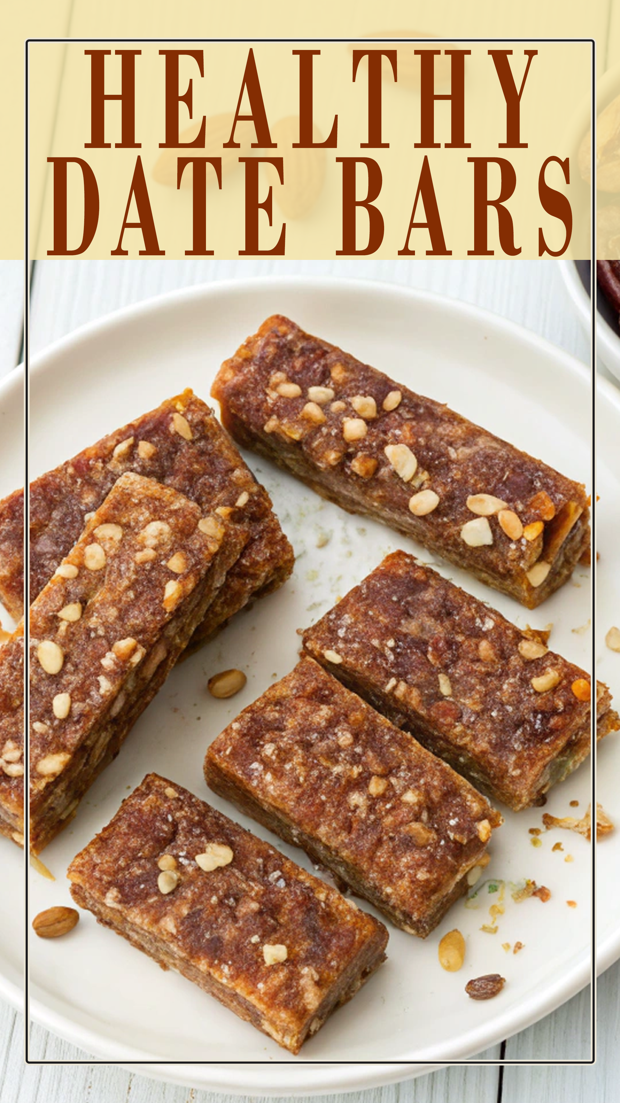 Five-Ingredient Honey Almond Date Bars