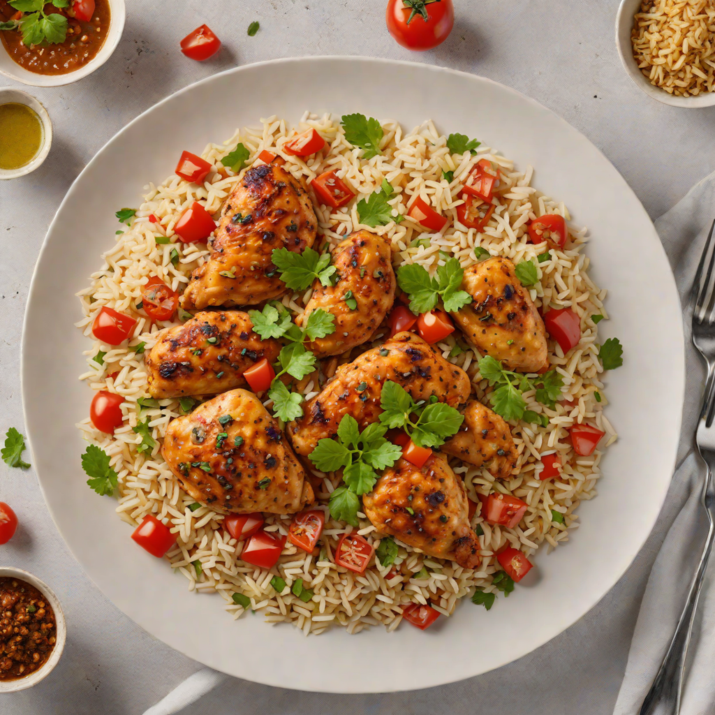 One-Pot Spiced Chicken and Rice with Tomatoes