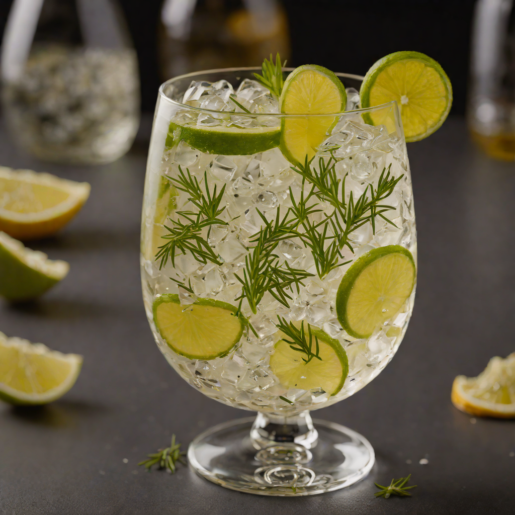 Mediterranean Herb-Infused Gin and Tonic