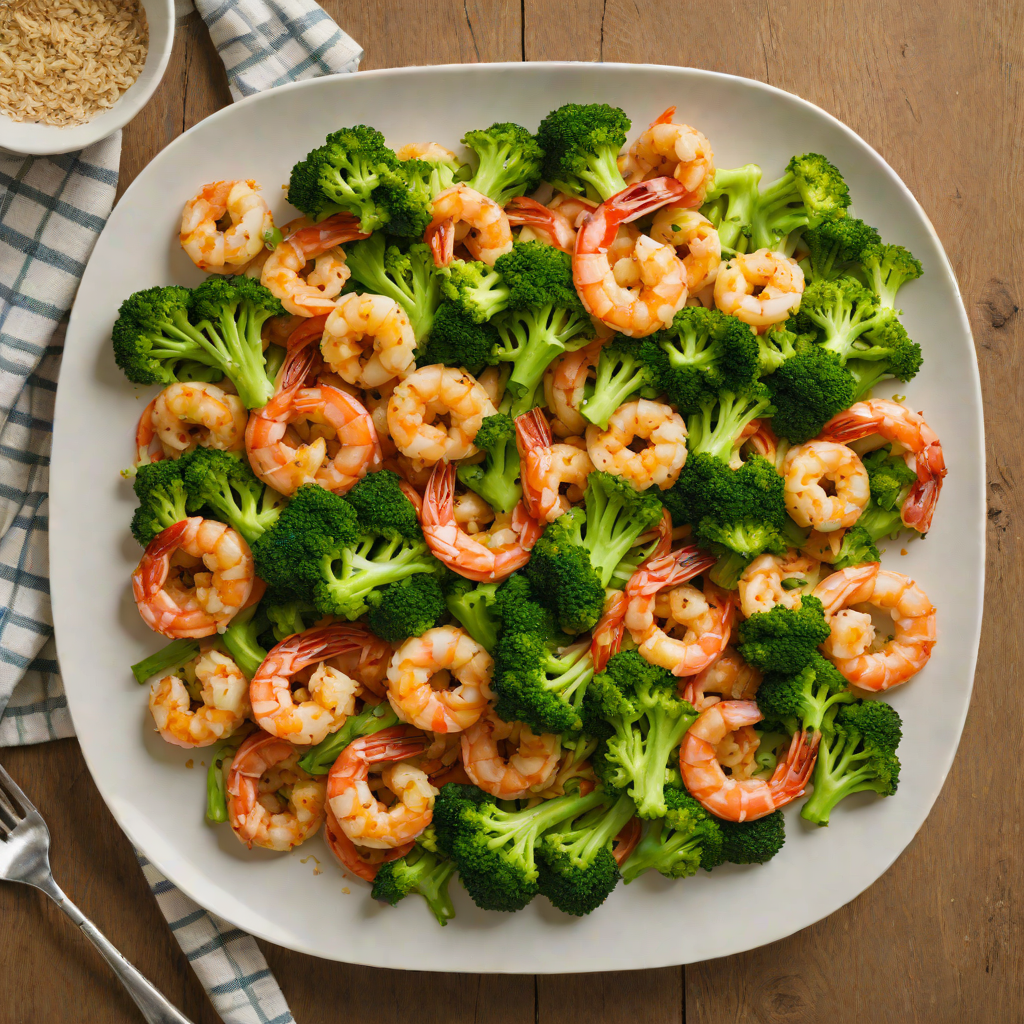 Stir-Fried Spicy Garlic Shrimp with Broccoli