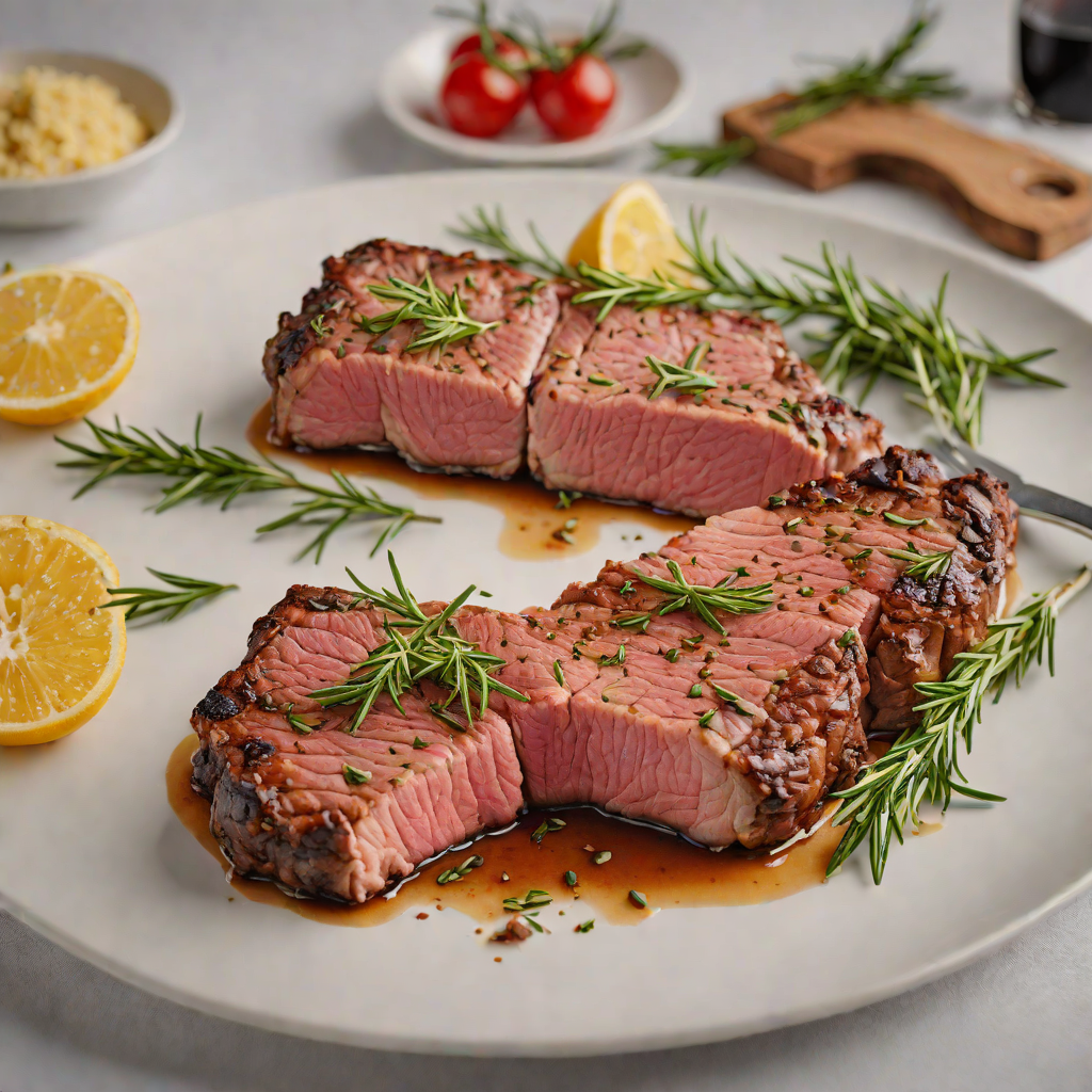 Sous Vide Tomahawk Steak with Rosemary Garlic Crust