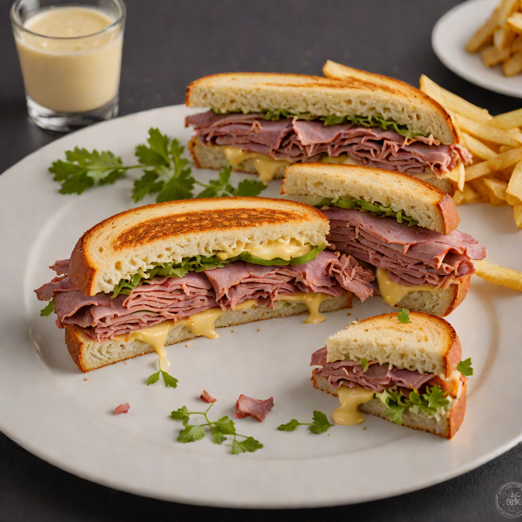 Creamy Montreal-Style Smoked Meat Sandwich