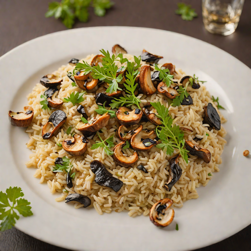 Laurentides Wild Mushroom and Maple Risotto