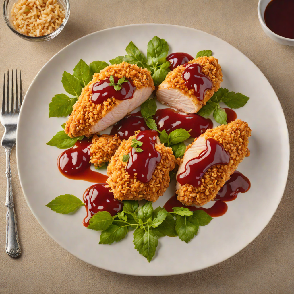 Macadamia-Crusted Chicken with Davidson's Plum Sauce