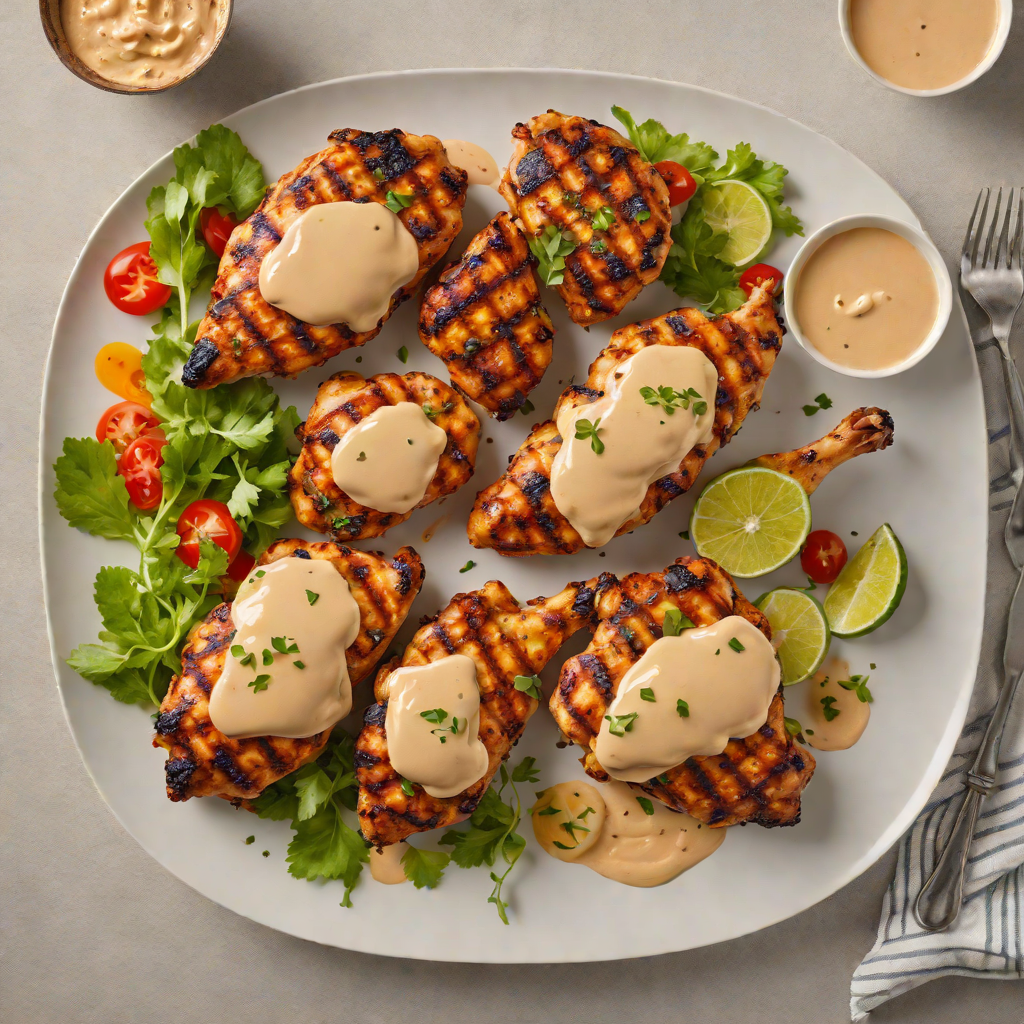 Grilled Cajun-Spiced Chicken with Smoky Chipotle Mayo