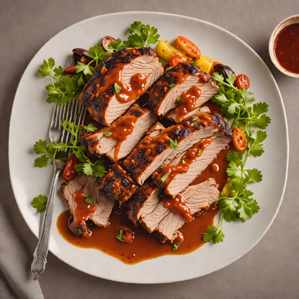 Slow-Roasted Pork Shoulder with Portuguese Piri-Piri Sauce