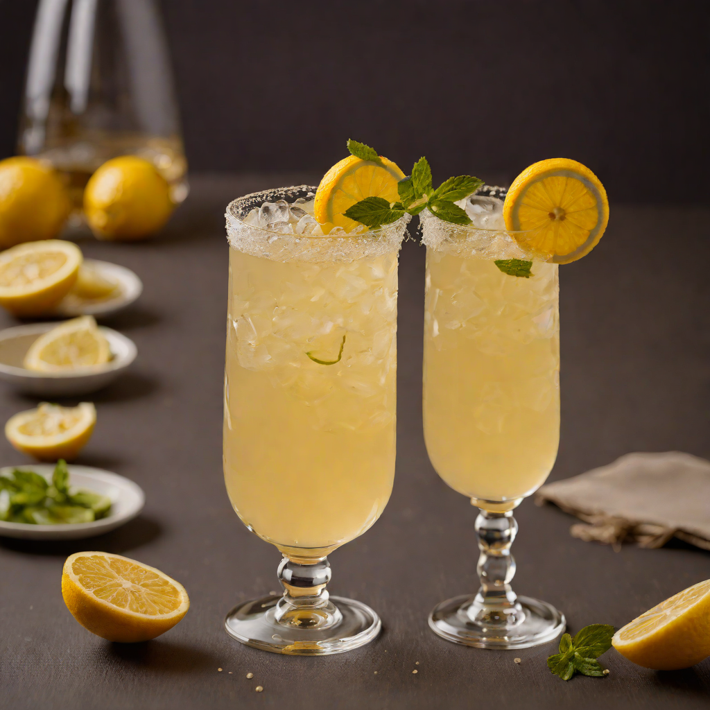 Portuguese Honey Lemonade Fizz