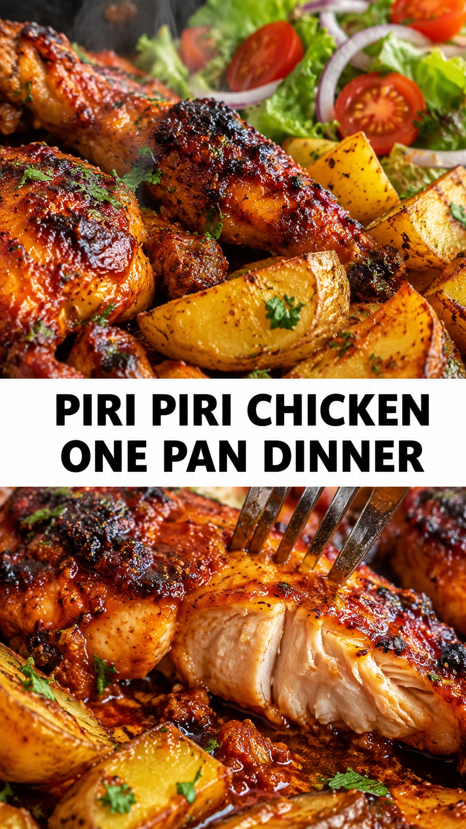 Sheet Pan Portuguese-Inspired Chicken with Piri Piri Marinade