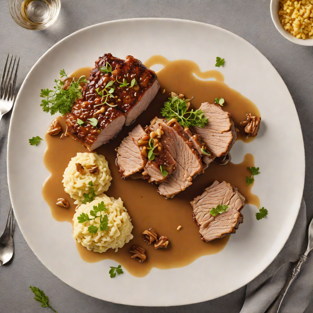 Slow-Braised Quebec Pork Shoulder with Maple and Mustard