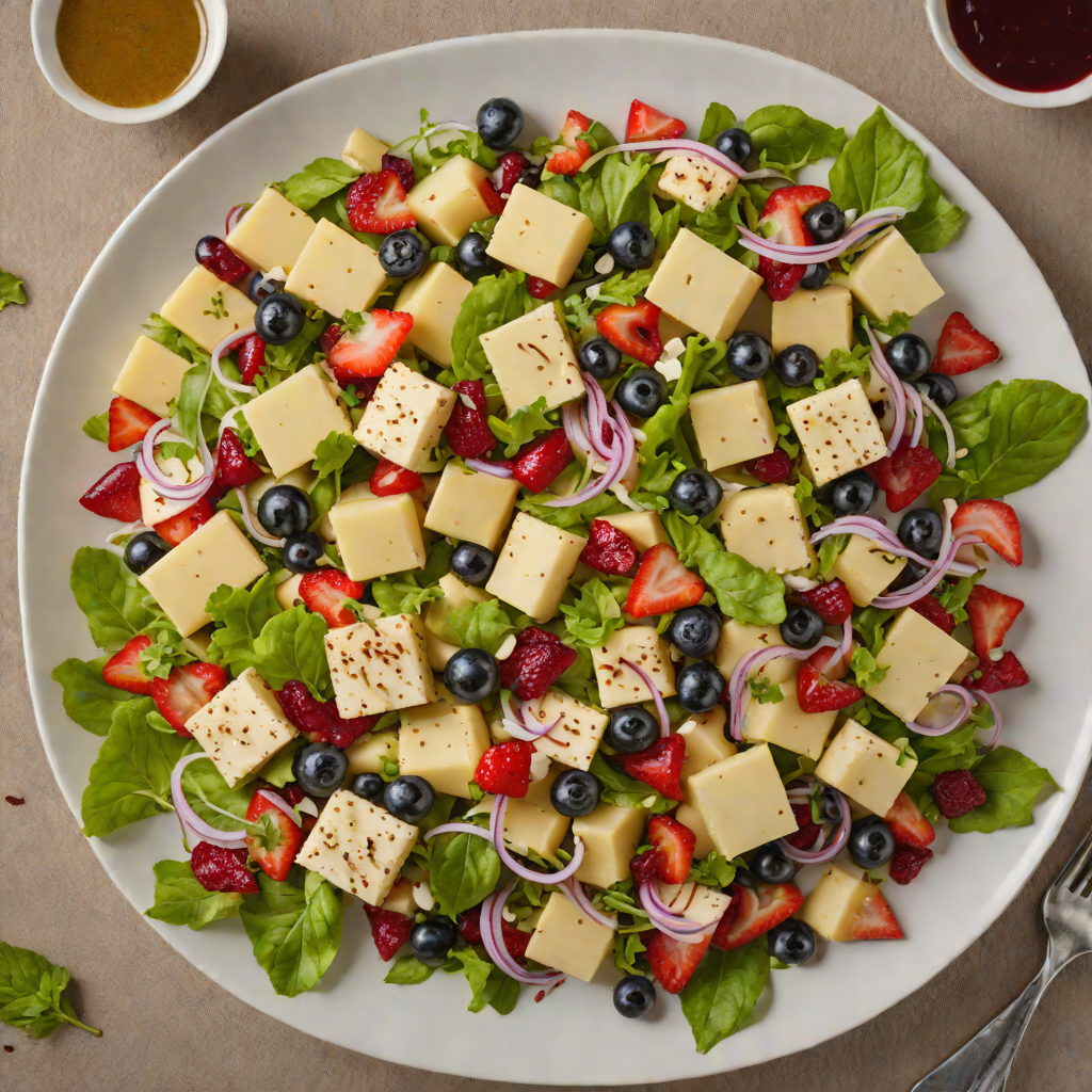 Tofu and Hearts of Palm Salad with Açaí Dressing