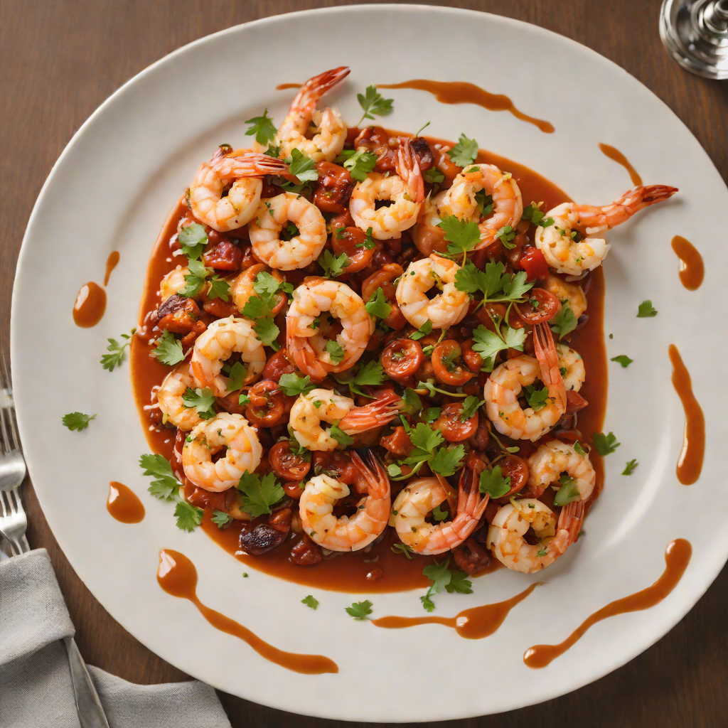 Sautéed Shrimp with Chorizo and Smoky Tomato Sauce