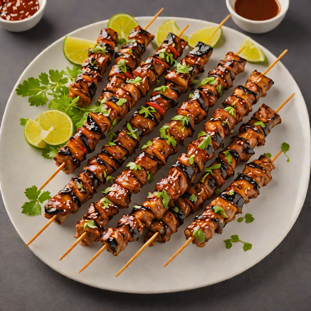 Grilled Tamarind-Glazed Pork Skewers
