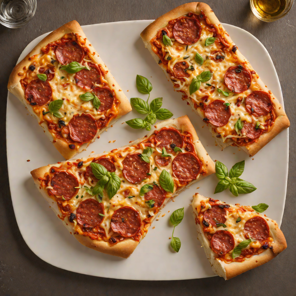 Wood-Fired Pepperoni and Sicilian Roll Pizza