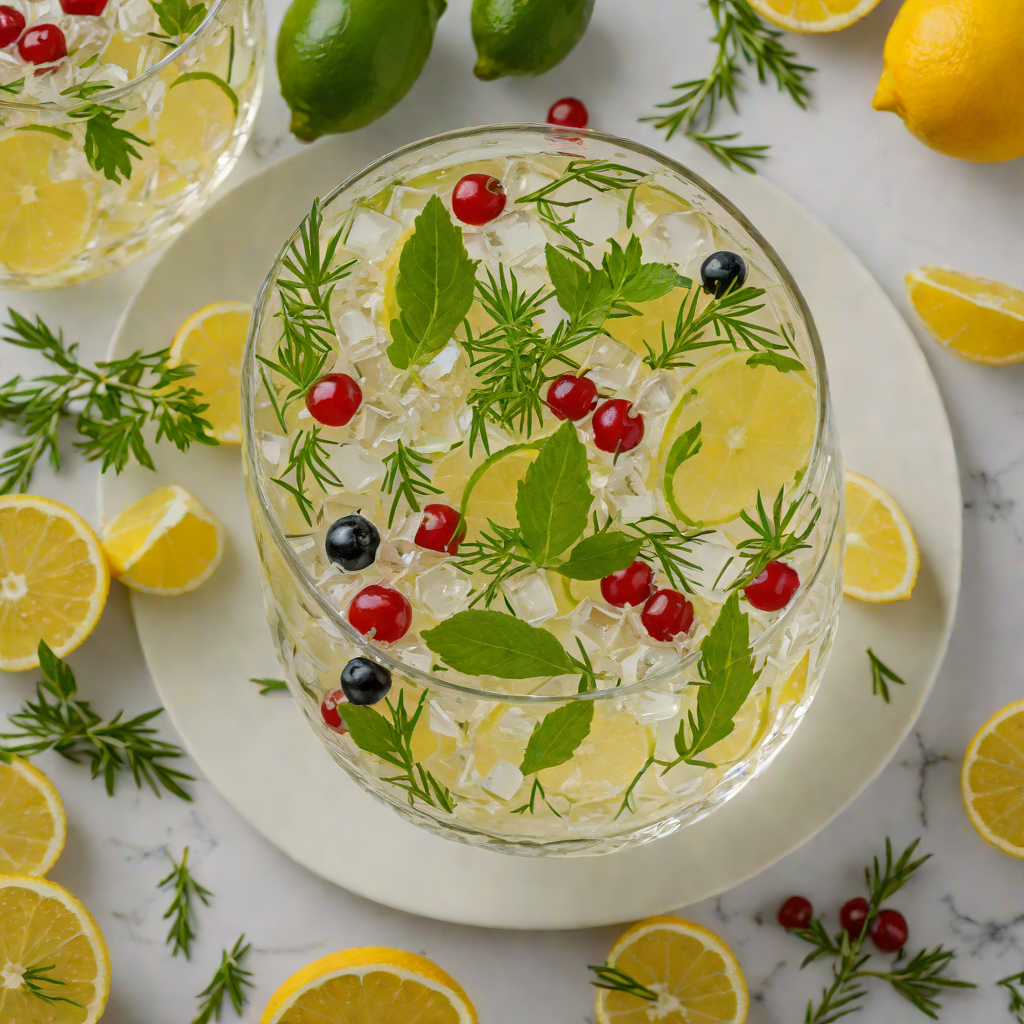 Mediterranean Herb-Infused Vodka Smash
