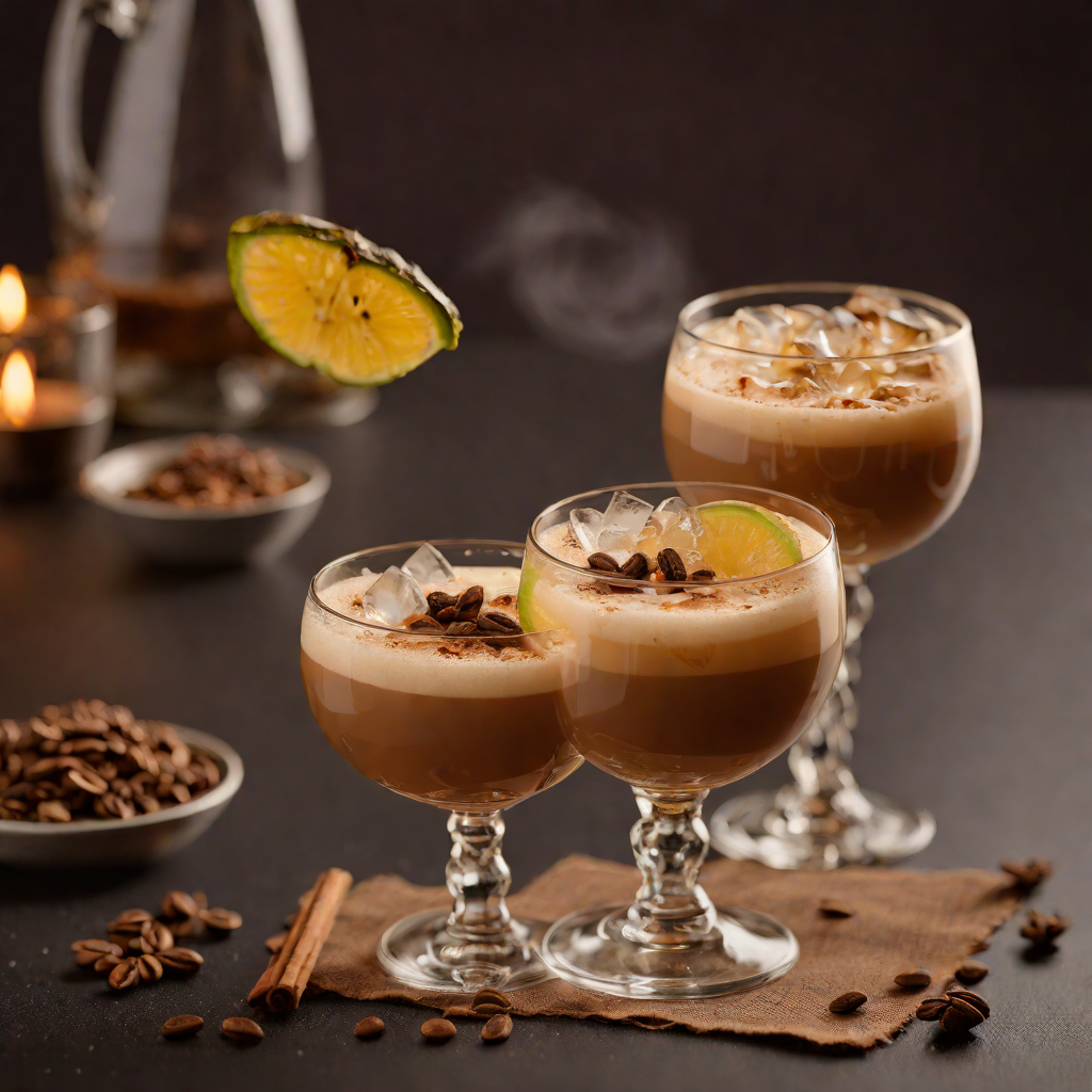 Smoky Coffee Bourbon Flip