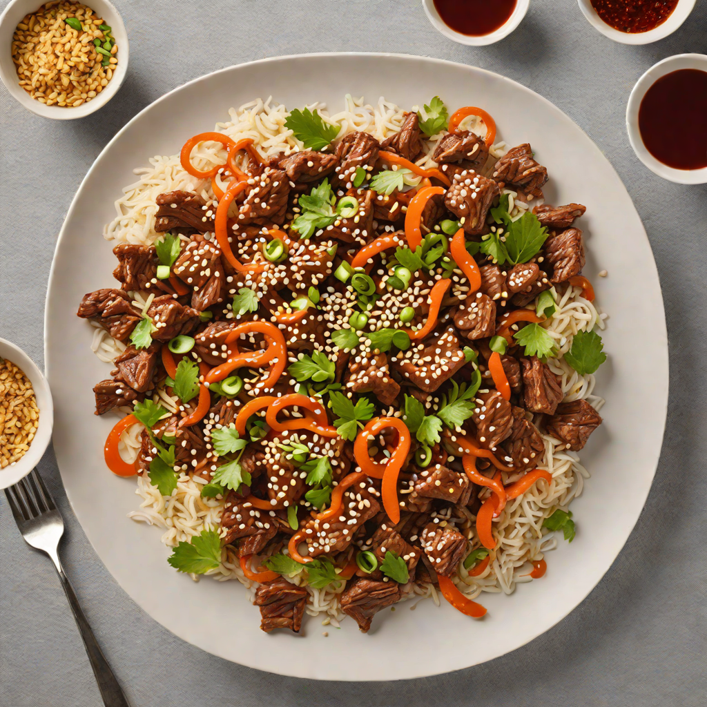 Korean-Inspired Stir-Fried Beef with Gochujang and Sesame