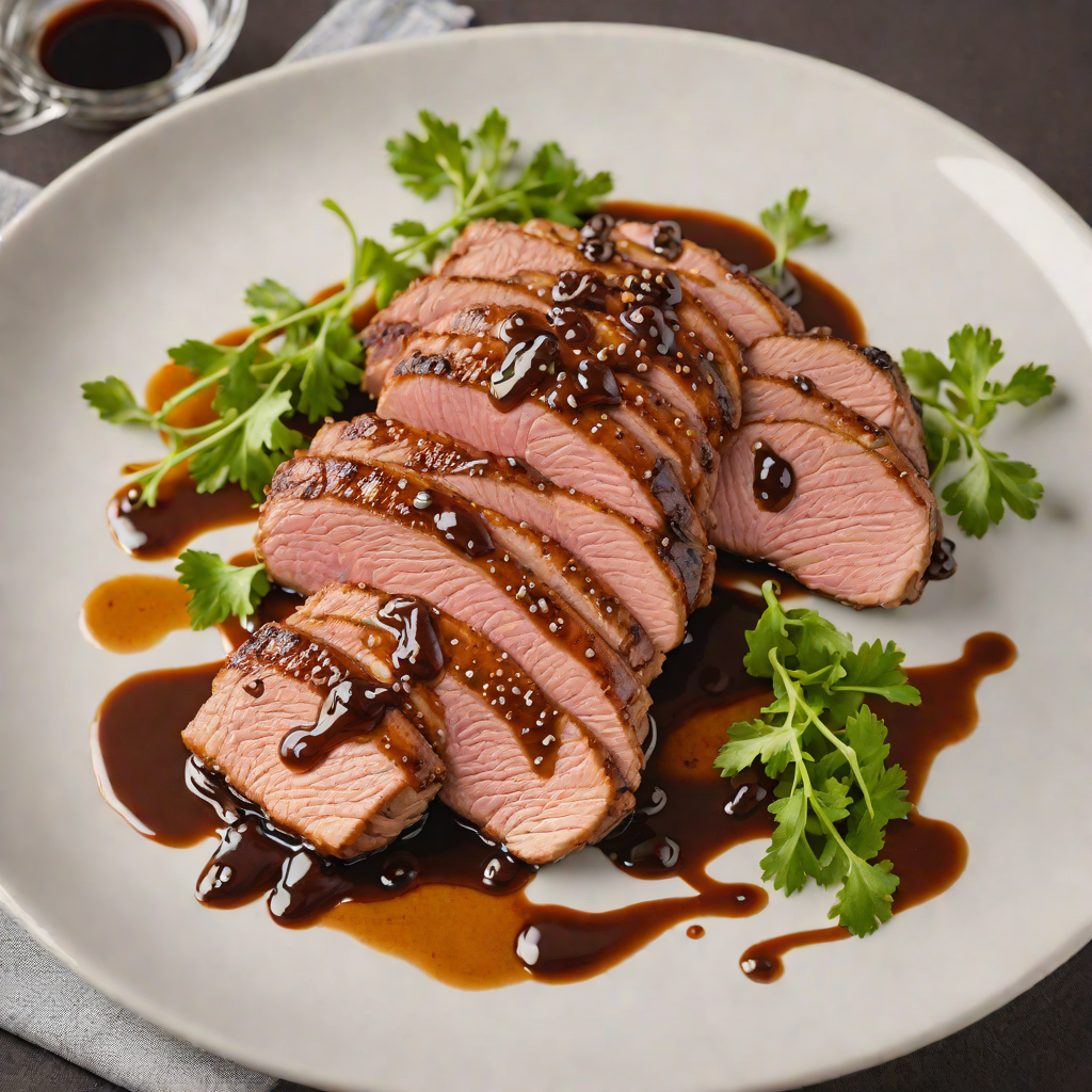 Pan-Seared Duck Breast with Maple-Balsamic Glaze