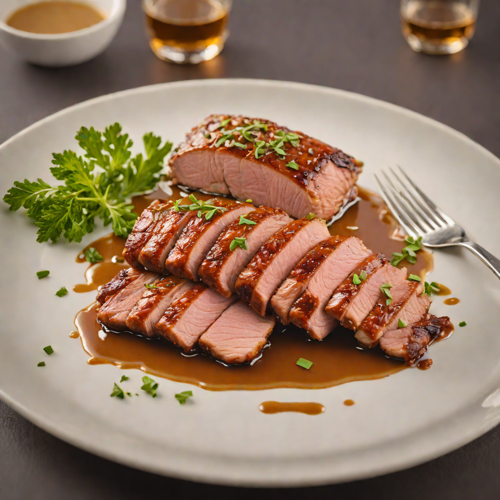 Pan-Seared Duck Breast with Maple-Dijon Glaze