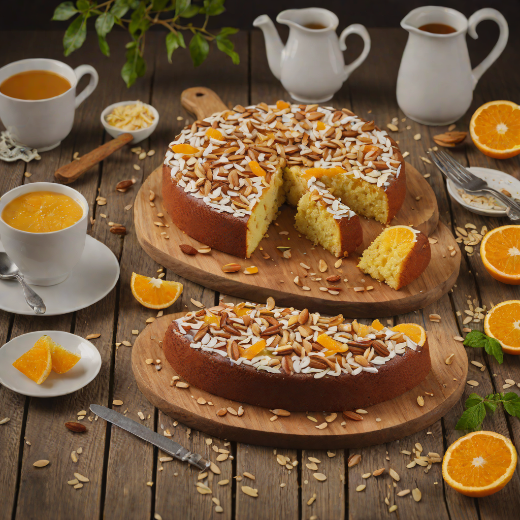Bom Jesus-Inspired Portuguese Almond and Orange Cake