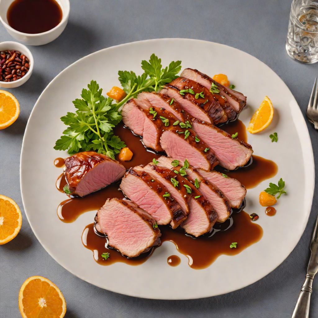 Pan-Seared Duck Breast with Quebec Maple-Orange Glaze