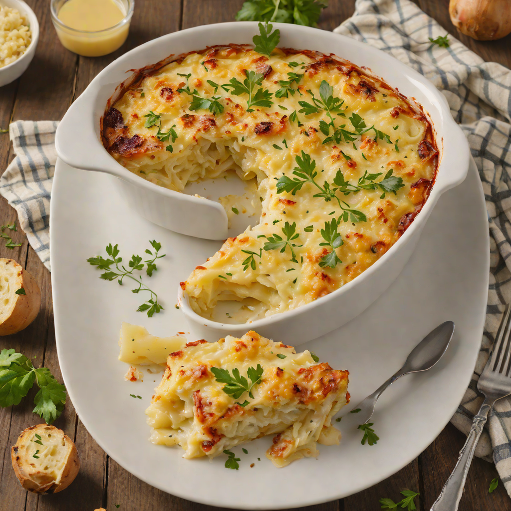 Creamy Quebec Cheddar and Potato Gratin