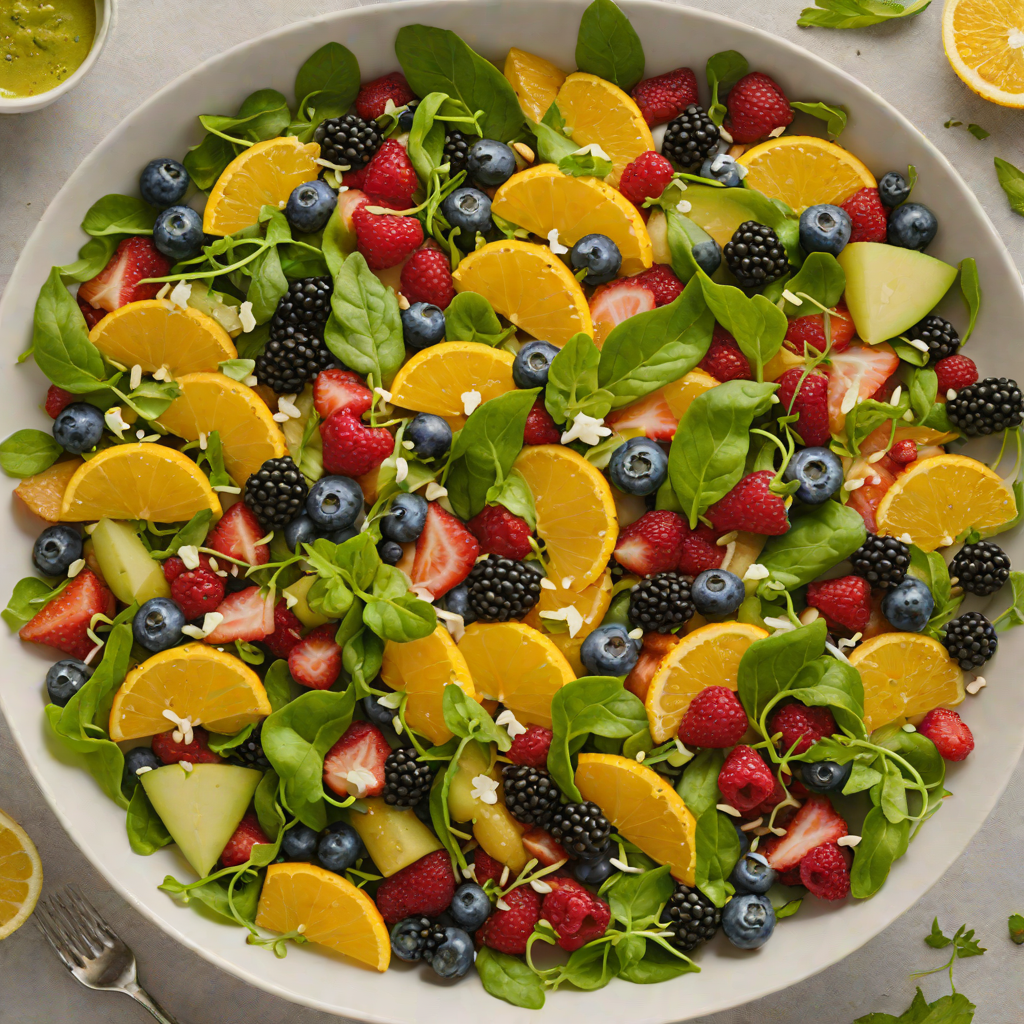 Northern Berry and Citrus Salad with Maple Vinaigrette
