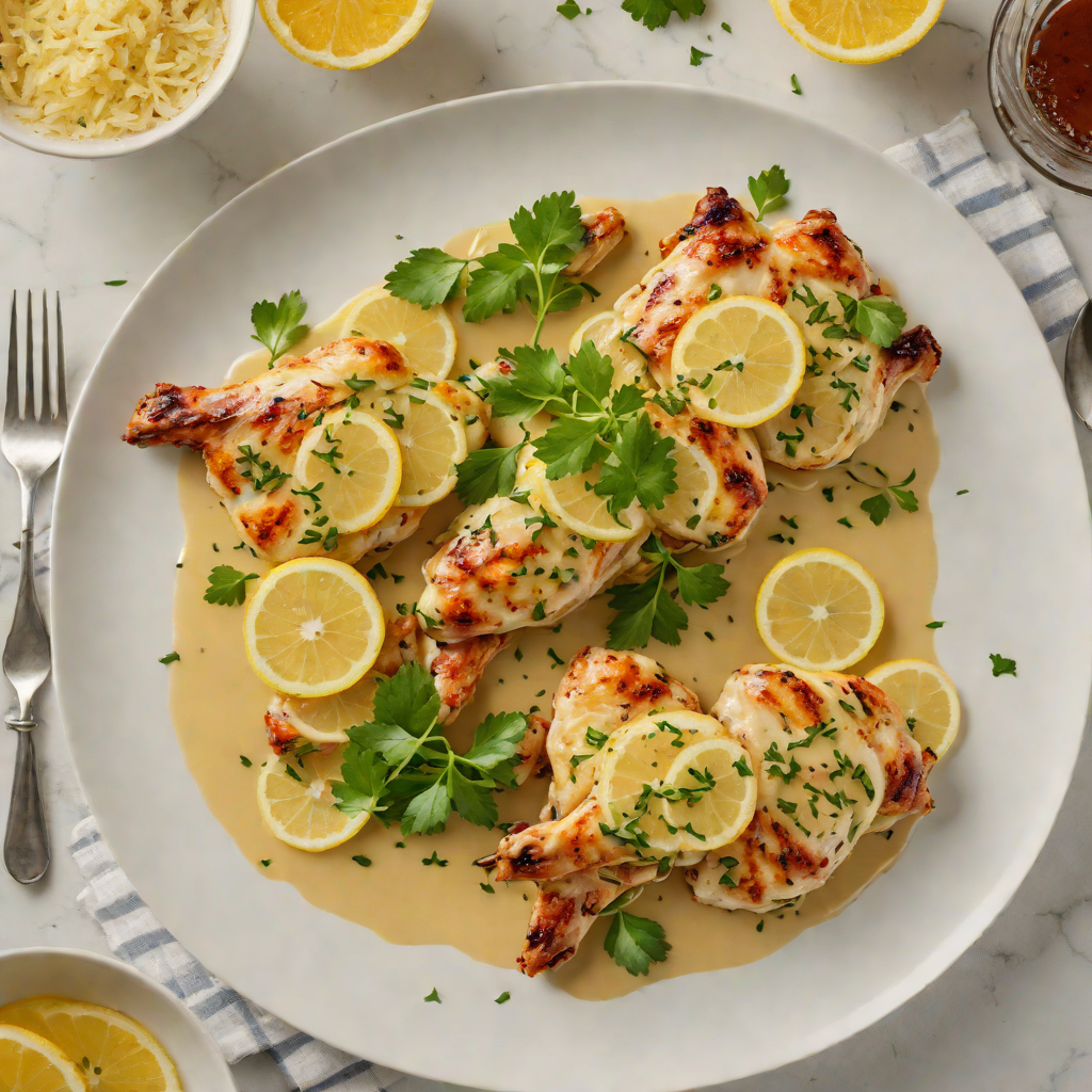 Sautéed Chicken with Garlicky Lemon Butter Sauce