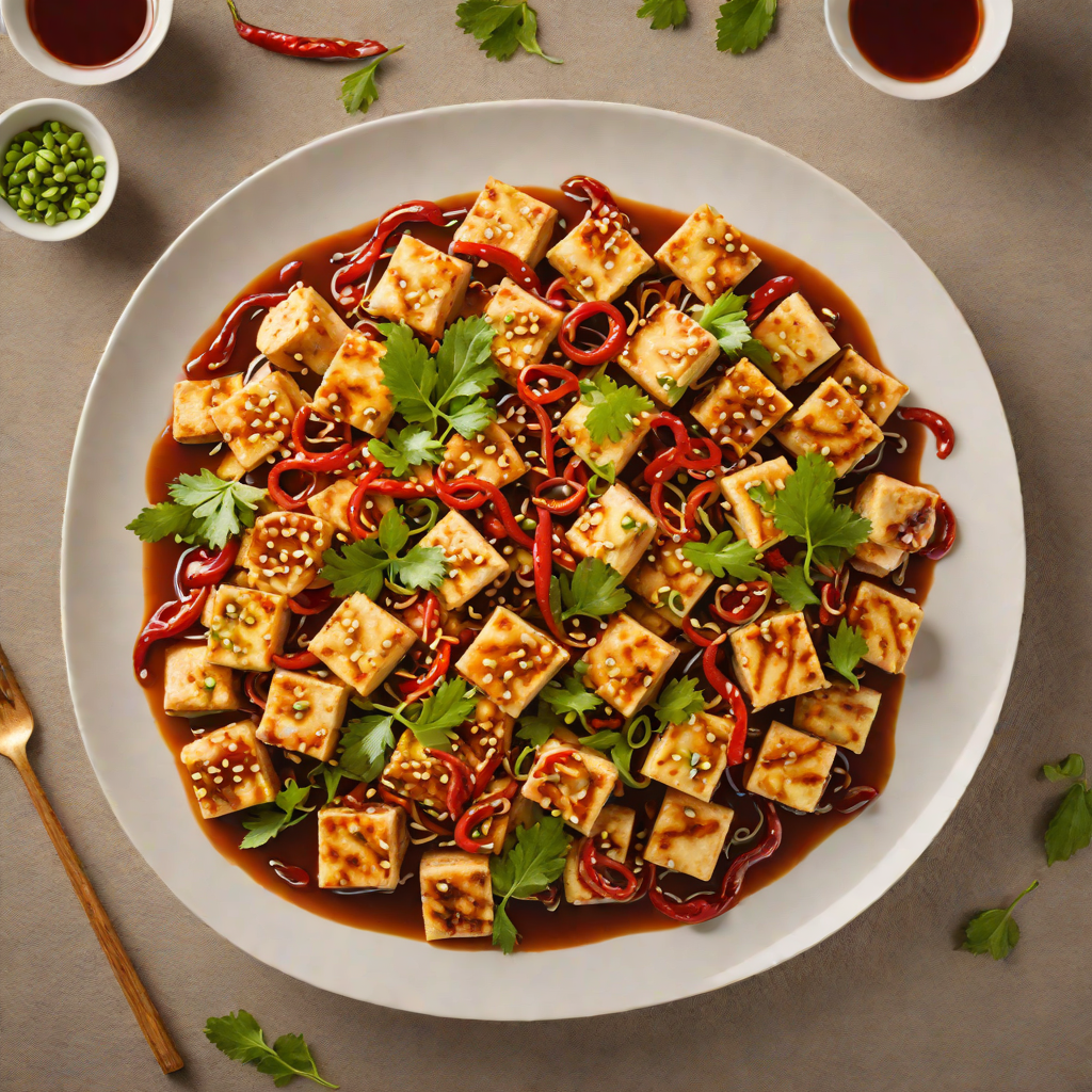 Sichuan-Style Stir-Fried Tofu with Chili Garlic Sauce